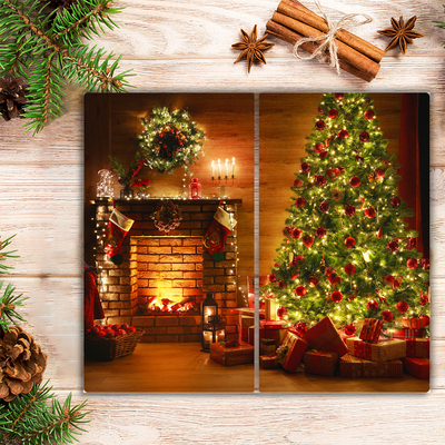 Tábua cozinha Árvore de Natal para lareira