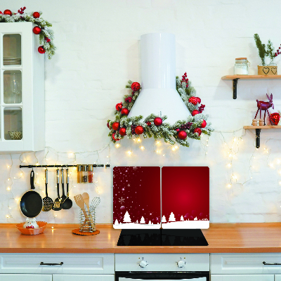Tábua cozinha Árvores de Natal Feriados Flocos de Neve