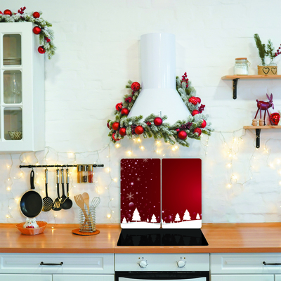 Tábua cozinha Árvores de Natal Feriados Flocos de Neve