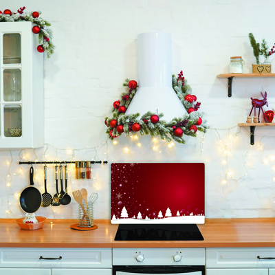 Tábua cozinha Árvores de Natal Feriados Flocos de Neve