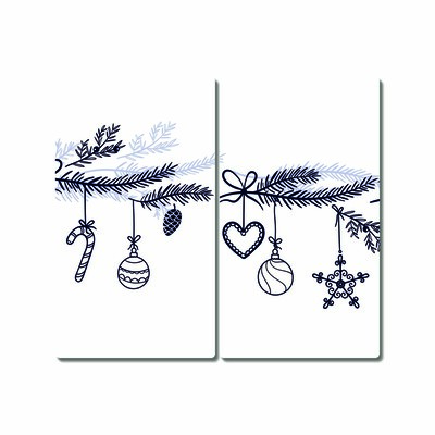 Tábua de corte Decorações de Natal Decorações de Inverno