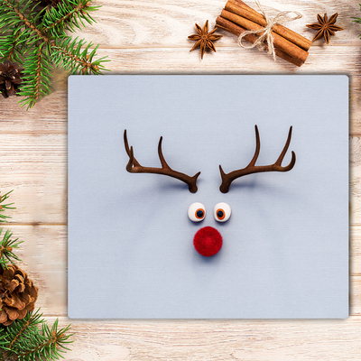 Tábua cozinha Rudolph, a rena do Natal