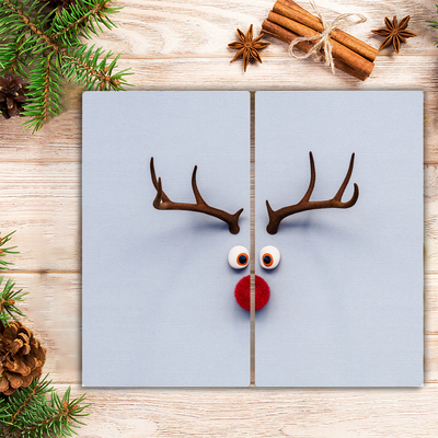 Tábua cozinha Rudolph, a rena do Natal