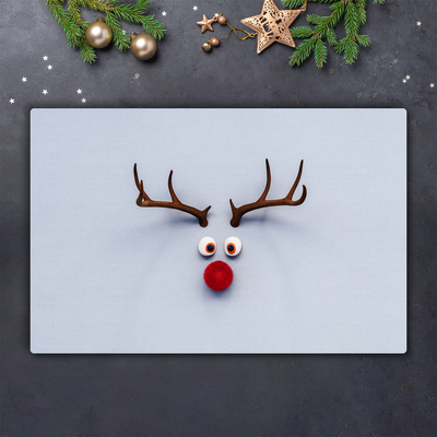 Tábua cozinha Rudolph, a rena do Natal