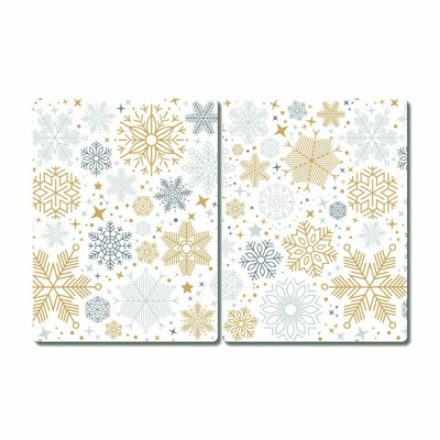 Tábua cozinha Flocos de neve Natal Inverno