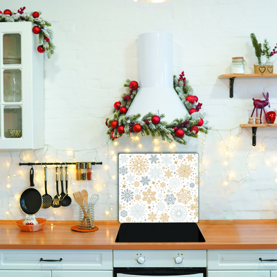 Tábua cozinha Flocos de neve Natal Inverno