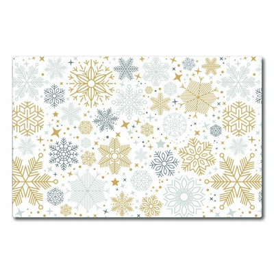 Tábua cozinha Flocos de neve Natal Inverno