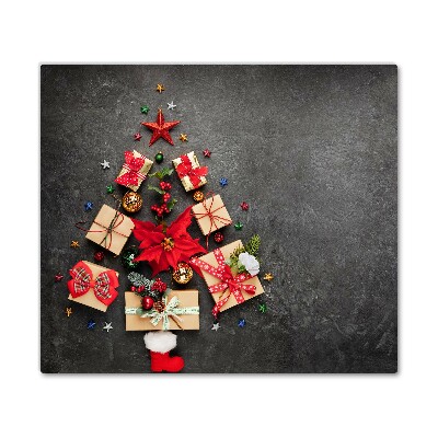 Tábua de corte Presentes Árvore de Natal Abstrata