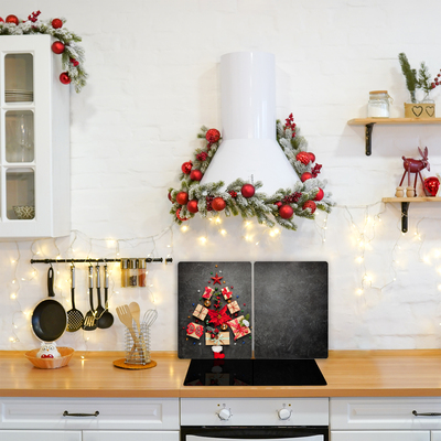 Tábua de corte Presentes Árvore de Natal Abstrata