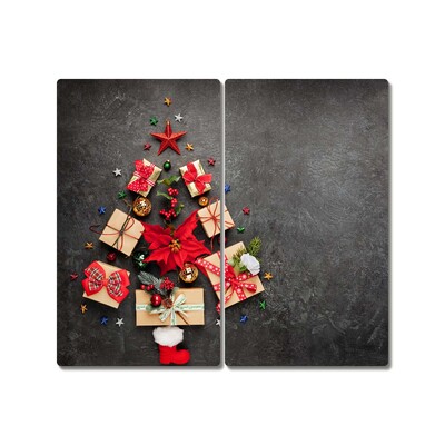Tábua de corte Presentes Árvore de Natal Abstrata