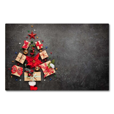 Tábua de corte Presentes Árvore de Natal Abstrata