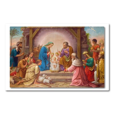 Tábua de corte Presépio Jesus