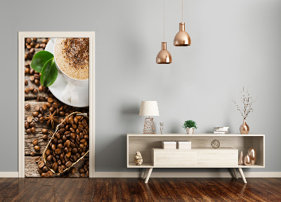 Autocolante para porta Café