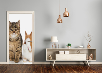 Autocolante para porta Animais de estimação