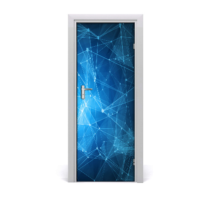 Papel de parede em porta Constelação