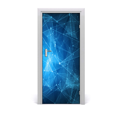 Papel de parede em porta Constelação