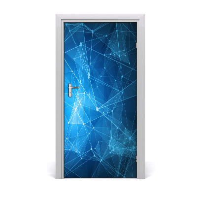 Papel de parede em porta Constelação