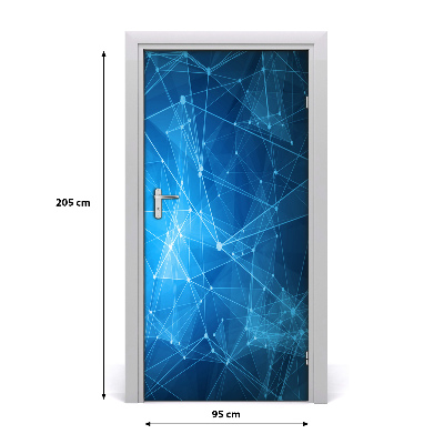 Papel de parede em porta Constelação