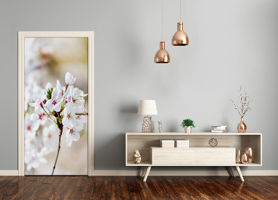 Papel de parede em porta flores de cerejeira