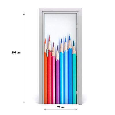 Autocolante para porta Lápis de cor