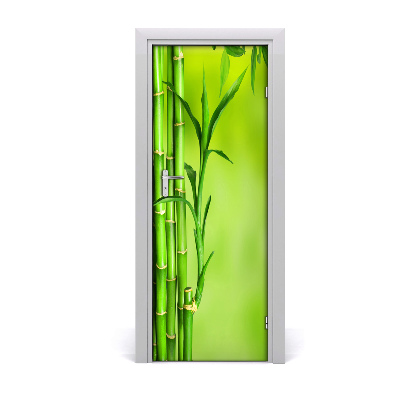 Adesivo em porta Bambu