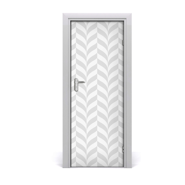 Adesivo em porta Fundo geométrico