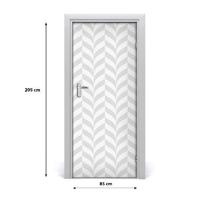 Adesivo em porta Fundo geométrico