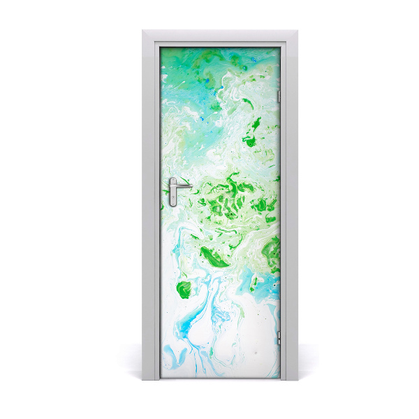 Autocolante para porta Abstração da mancha