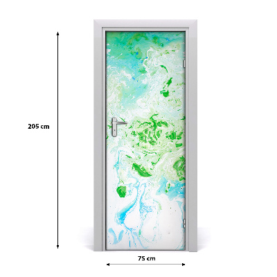 Autocolante para porta Abstração da mancha