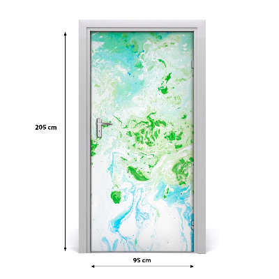 Autocolante para porta Abstração da mancha