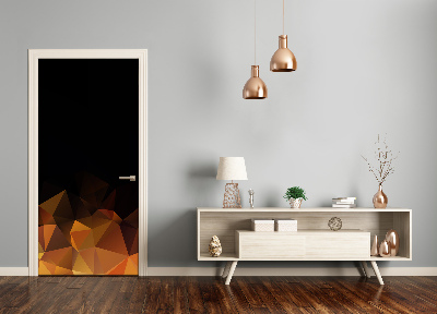 Adesivo em porta Triângulos abstratos