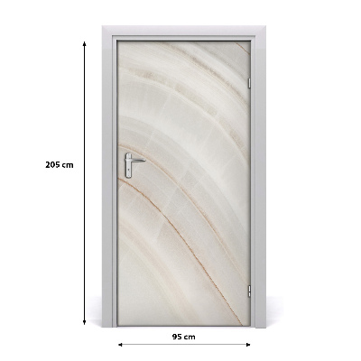 Autocolante para porta fundo de mármore doméstico