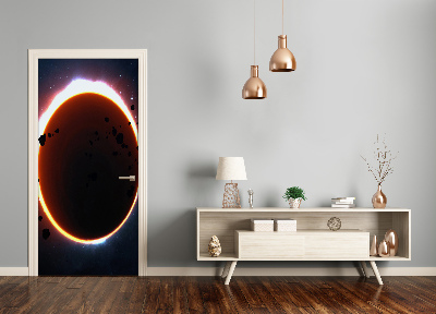 Papel de parede em porta Eclipse solar