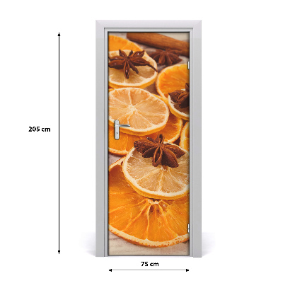 Papel de parede em porta O Cheiro do Natal