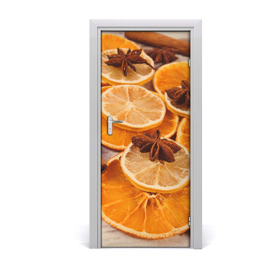 Papel de parede em porta O Cheiro do Natal