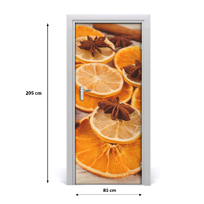 Papel de parede em porta O Cheiro do Natal