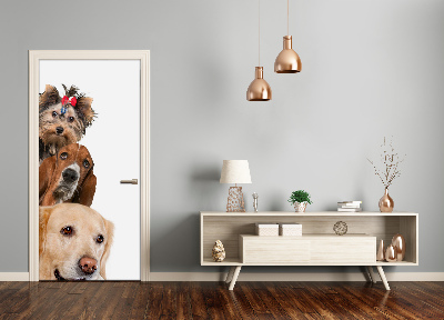 Autocolante para porta Cães e gatos