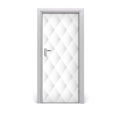 Papel de parede em porta Fundo de quadrados