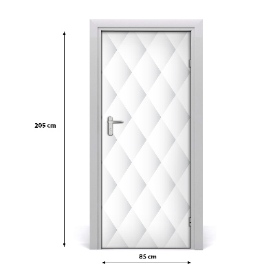 Papel de parede em porta Fundo de quadrados