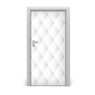 Papel de parede em porta Fundo de quadrados