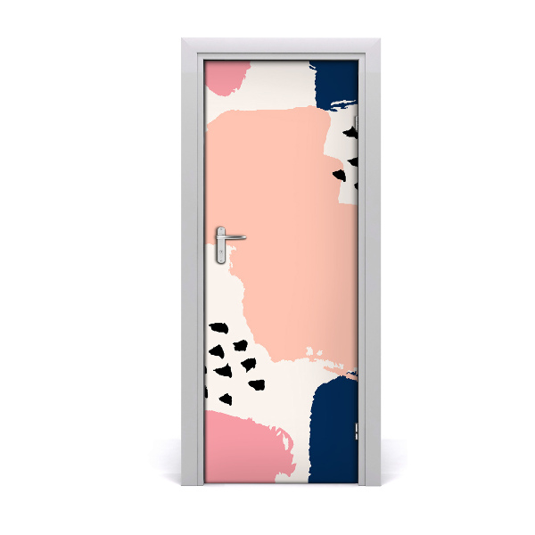 Autocolante para porta Fundo abstrato