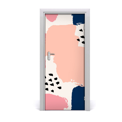 Autocolante para porta Fundo abstrato