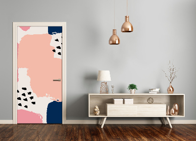 Autocolante para porta Fundo abstrato