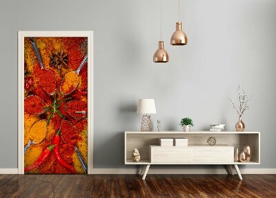 Adesivo em porta Especiarias