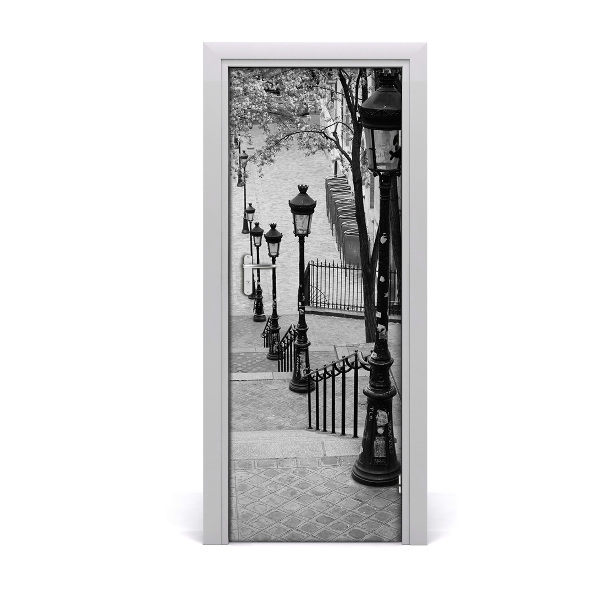 Adesivo em porta Escadaria