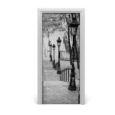 Adesivo em porta Escadaria