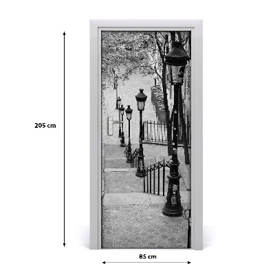 Adesivo em porta Escadaria