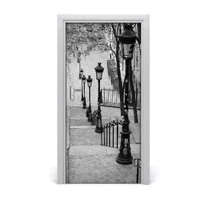 Adesivo em porta Escadaria