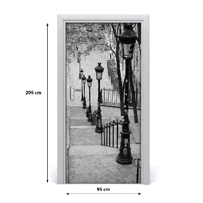 Adesivo em porta Escadaria