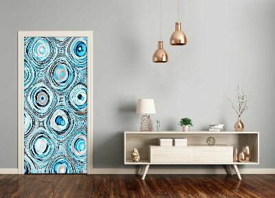 Autocolante para porta Gráficos fractais